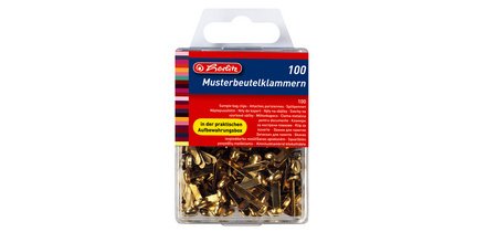 Attaches parisiennes, contenu: 100 pièces, métal