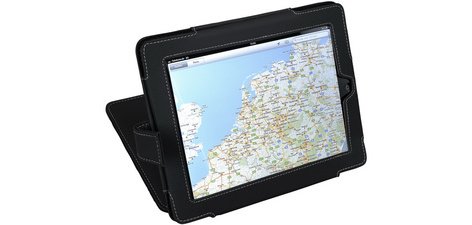 Portfolio iPad 1 / 2, similicuir, noir