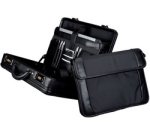 Attaché-case 'MODICA', similicuir / nylon, noir