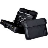 Attaché-case 'MODICA', similicuir / nylon, noir