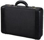 Attaché-case 'MODICA', similicuir / nylon, noir