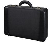 Attaché-case 'MODICA', similicuir / nylon, noir
