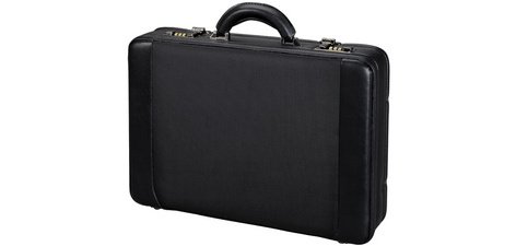 Attaché-case 'MODICA', similicuir / nylon, noir