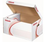 Caisse archives Esselte Boxy H 26,5 x L 56 x P 38 cm haute résistance - Blanche