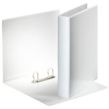 Classeur 2 anneaux cartonné Esselte personnalisable A5 - Dos 4 cm blanc