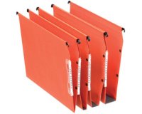 Hangmappen Dual, bodem: 50 mm, oranje