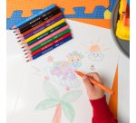 BIC KIDS Crayon de couleur triangulaire Evolution Triangle,