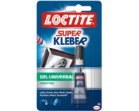 Colle universelle Gel, tube de 3g, sur carte blsiter