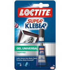 Colle universelle Gel, tube de 3g, sur carte blsiter