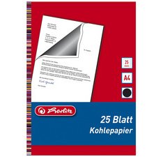 Papier carbone, format A4, contenu: 25 feuilles