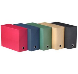 Boîte transfert toilée, format A4, assorti classique