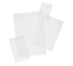 Pochette transparente à suspendre, PP, grainée