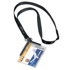 En_identificador con cordon plano durable acrilico diagonal 54x85mm