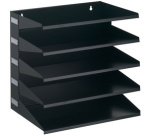 Station de tri Business, 5 compartiments, noir