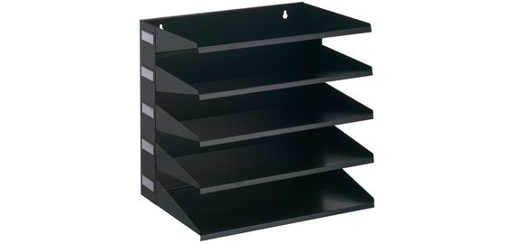 Station de tri Business, 5 compartiments, noir