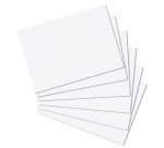 Fiches bistrol, A4, uni, blanc