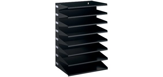 Station de tri Business, 8 compartiments, noir