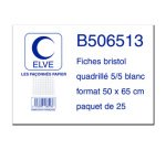 Fiches bristol, uni, 500 x 650 mm, 25 fiches