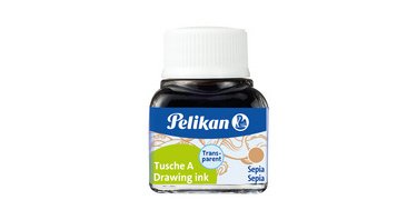Encre de chine A, 10 ml dans un flacon, blanc (18)