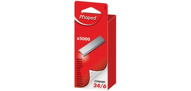 Agrafes 24/6, grand emballage, zingué