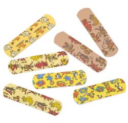 LEINA Pansement pour enfants, 19 x 72 mm, imperméable, avec