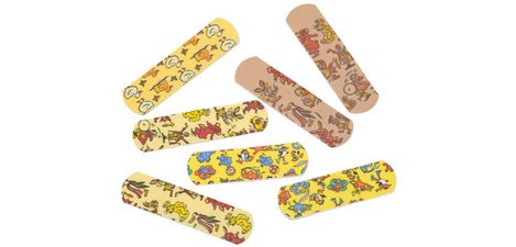 LEINA Pansement pour enfants, 19 x 72 mm, imperméable, avec