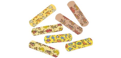 LEINA Pansement pour enfants, 19 x 72 mm, imperméable, avec