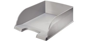 Jumbo Plus Letter Tray, A4 Silver Polystyrene