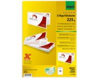 cartes de visite doubles 3C, 90/180 x 55 mm, extra blanc