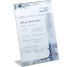 présentoir prospectus, A4 portrait, en acrylique