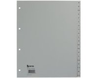 Tabbladen, plastic A-Z, A4 extra groot