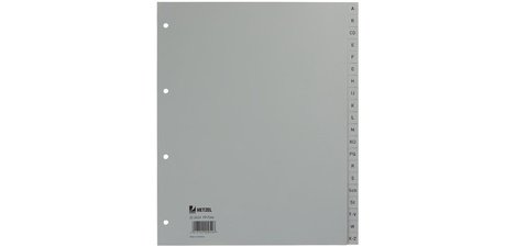 Intercalaires en plastique, A-Z, A4 extra large