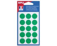 Markeringsetiketten, diameter: 19 mm, rond, wit