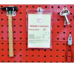 Etui transparent à suspendre, A4, PVC, grainé