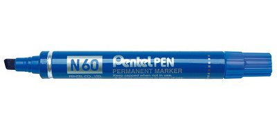 Marqueur permanent N60, pointe biseautée