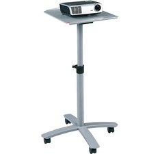 Chariot de projection DV/Dia, en acier, argent