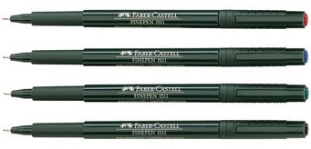 FABER-CASTELL extrafijne viltstift FINEPEN 1511