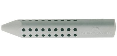 FABER-CASTELL Gomme en plastique GRIP 2001, gris