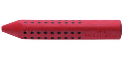 FABER-CASTELL Gomme en plastique GRIP 2001, rouge/bleu