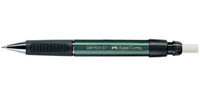 FABER-CASTELL Porte-mines GRIP PLUS 1307, vert-métallique