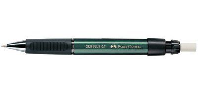 FABER-CASTELL Porte-mines GRIP PLUS 1307, vert-métallique