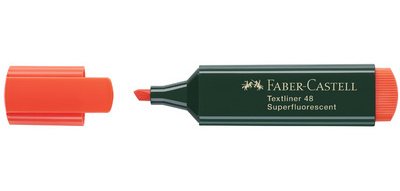 FABER-CASTELL Surligneur TEXTLINER 48 REFILL, orange