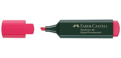 FABER-CASTELL Surligneur TEXTLINER 48 REFILL, rouge