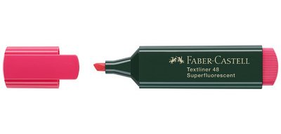FABER-CASTELL Surligneur TEXTLINER 48 REFILL, rouge