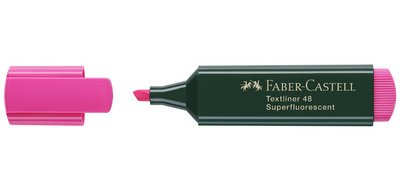 FABER-CASTELL Surligneur TEXTLINER 48 REFILL, rose