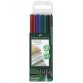 Permanente marker FABER-CASTELL MULTIMARK F - etui van 4 stuks