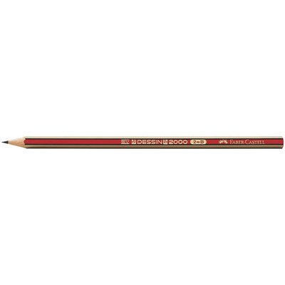 FABER-CASTELL Crayon DESSIN 2000, degré de dureté: HB