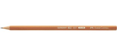 FABER-CASTELL Bleistift 1117, sechseckig, Härtegrad: HB