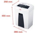 Destructeur de documents SECURIO C16, coupe en bandes: