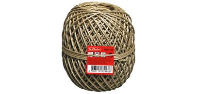 Ficelle d'emballage, en PP, marron, 100 m